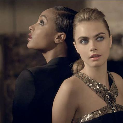 YSL: Cara Delevingne & Jourdan Dunn Advert, Touche Eclat